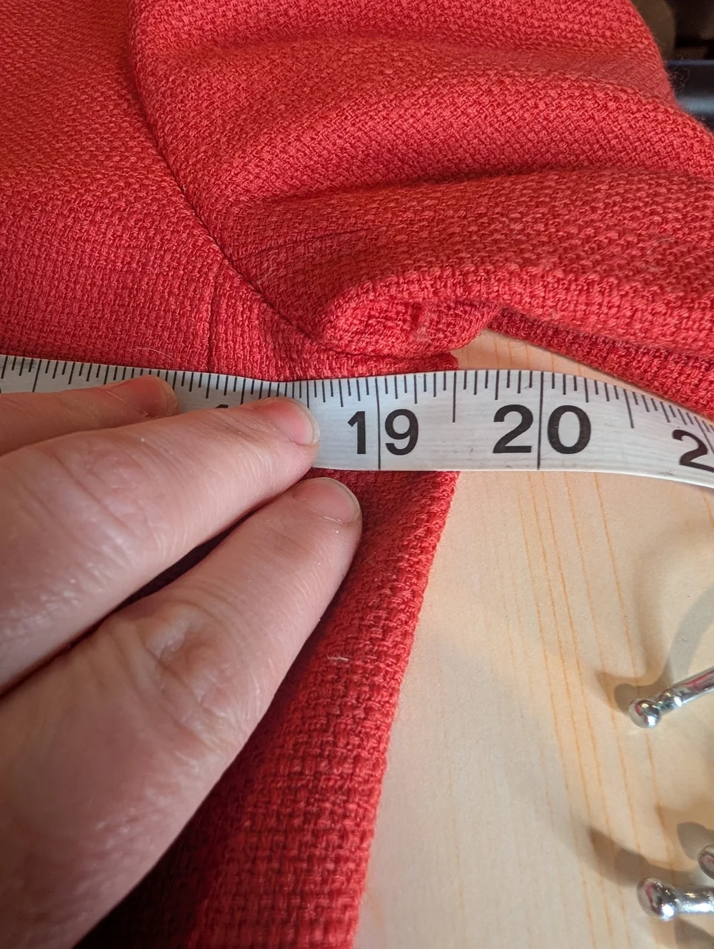 Ann Taylor LOFT Textured Tweed Blazer Jacket Coral Button Front Size 10
